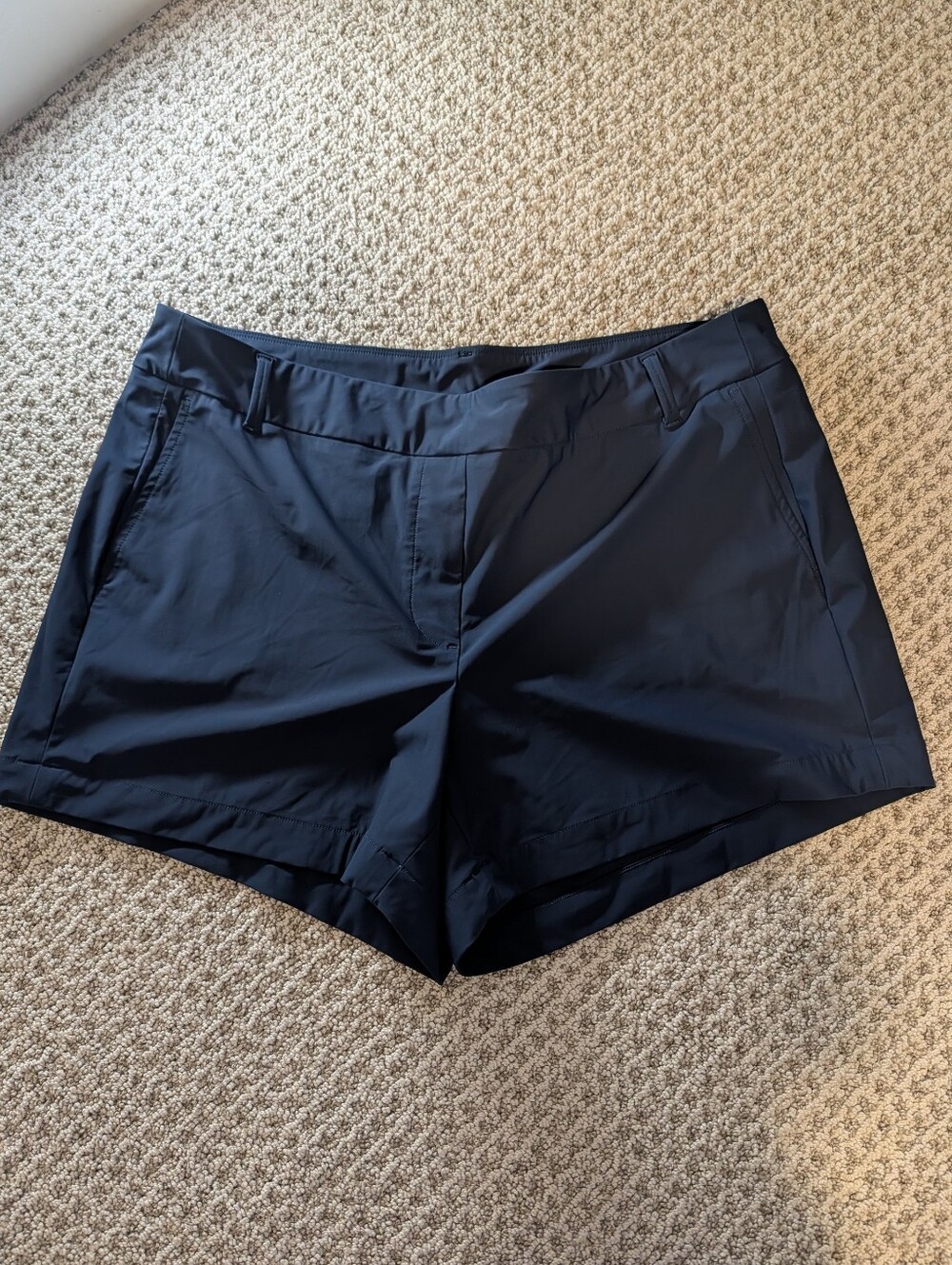 NWOT SPANX Sunshine 6" Shorts Navy Blue Size XL